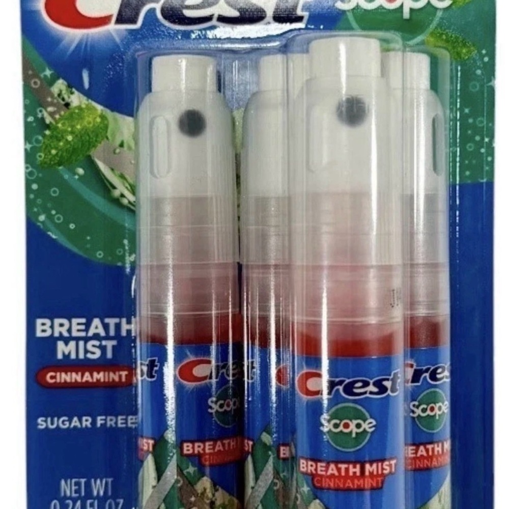 Crest Scope Cinnamint Breath Mist Pack - Red and White